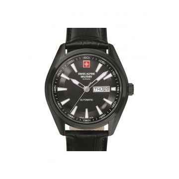 Ceas barbati  7090.2577 - Automat - 43mm - Curea din Piele Neagra