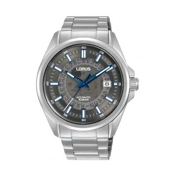 Ceas barbati -  Otel - Mecanism Quartz - Argintiu