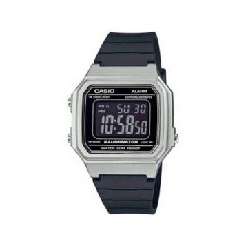 Ceas barbati -  Plastic - Quartz - Negru