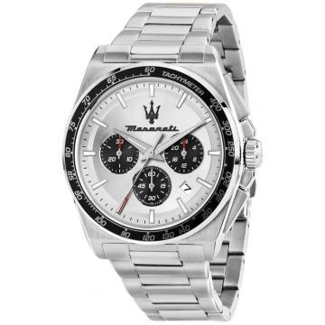 Ceas barbati  Velocita cronograf argintiu 42mm