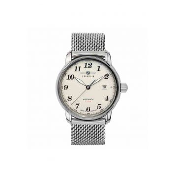 Ceas  LZ127 Zeppelin - Culoare argintie