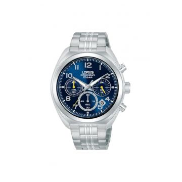 Ceas sportiv  RT389KX9 - bratara din inox - cronograf - 24h - argintiu - 11mm