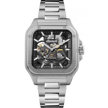 Ceasul de barbati  I14501 clasic - cu mecanism skeleton din otel