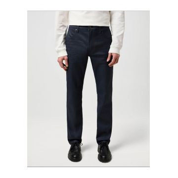 Pantaloni barbati -  bumbac - albastru indigo