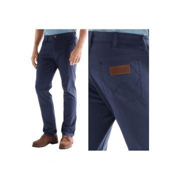 Pantaloni Barbati -  Greensboro - Marime 31/34 - Croi Straight Fit - Stil Drept - Regulamentar - Inaltimea Taliei Mica - Scazuta - Inchidere Fermoar - W31 X L34 - Albastru