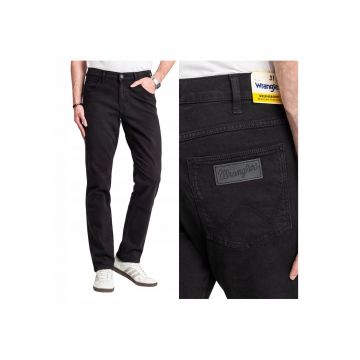 Pantaloni Jeans -  Greensboro - Marime 34/34 - Croi Straight Fit - Stil Drept - Inaltimea Taliei Medie - Inchidere Fermuar - W34xL34 - Negru