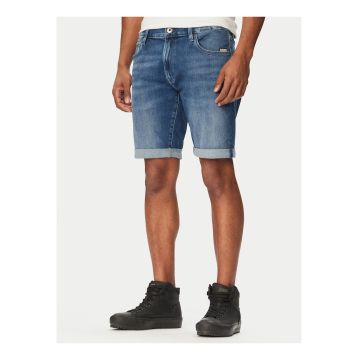Sorturi barbati -  denim - albastru - bumbac - regular fit -