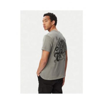 Tricou barbati -  verde - bumbac organic - maneca scurta