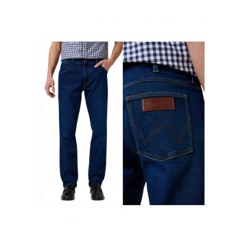 Blugi Pentru Barbati -  33/32 - Bleumarin - Bumbac De Inalta Calitate - Cu Picioare Lungi - Confortabile - Croiala Regulara