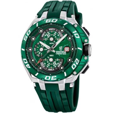Ceas barbatesc  F20755/3 Quartz Verde