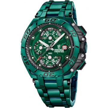 Ceas barbatesc  F20758/1 Quartz Verde