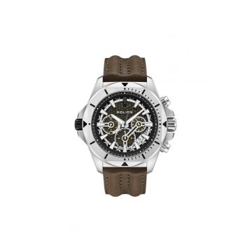 Ceas barbatesc POLICE - model PEWGF0054501 - mecanism quartz - metal - argintiu