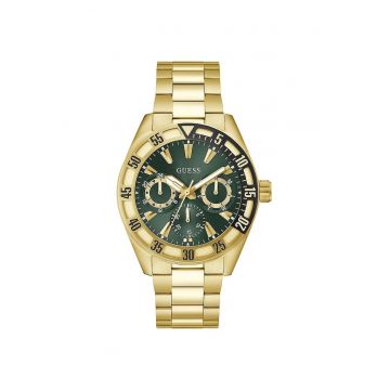 Ceas barbati  GW0904G2 - mecanism quartz - carcasa inox aurie - bratara aurie - cadran verde - 44mm