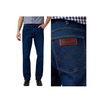 GREENSBORO Blugi drepti elastici - culoare albastru cosmic W33 L30