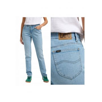 Pantaloni Barbati Din Blugi -  Marimea 33/31 - Albastru - Ulc Straight - Croiala Straight Fit - Talie Medie - 78% Bumbac