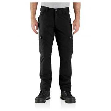 Pantaloni cargo  negri - ripstop - barbati