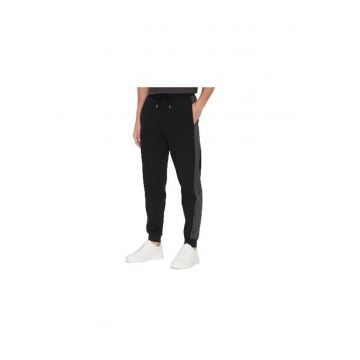Pantaloni  sintetic - negru