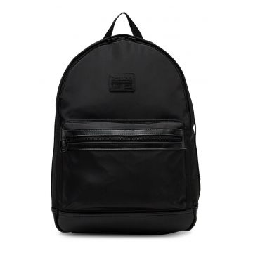 Rucsac  negru textil 2 compartimente 45x30x15cm