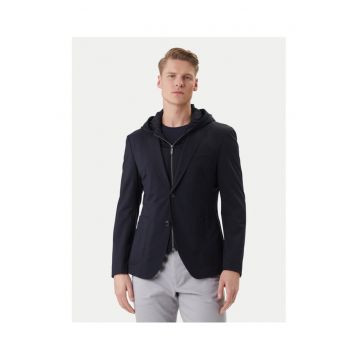 Sacou barbati -  granat - 50% lana - 50% poliester -