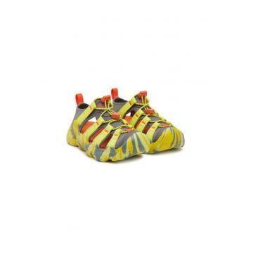 Sandale barbati  1030834 - Textil - Gri/Galben - Gri/Galben