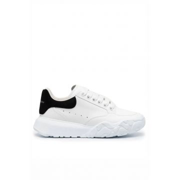 Sneakers barbati -  Court - Alb/Negru