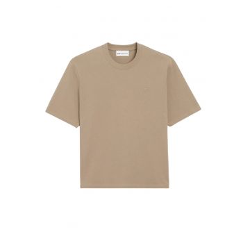 Tricou barbati -  Cotton Embossed Ami - Bej
