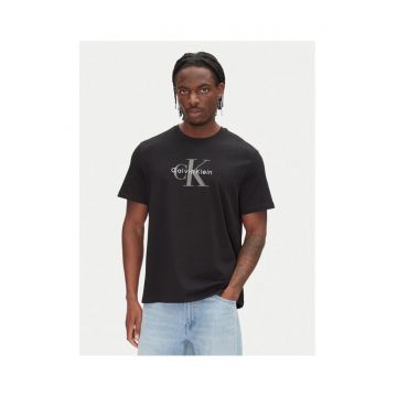 Tricou barbati  negru - bumbac -