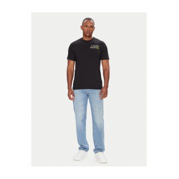 Tricou barbati  negru - bumbac -