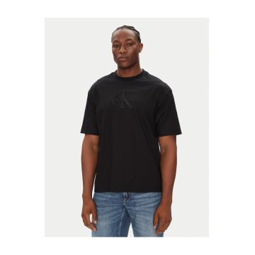 Tricou barbati  negru - bumbac -