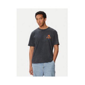 Tricou barbati -  negru - bumbac - imprimeu grafic