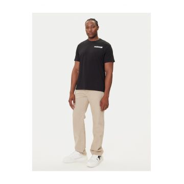 Tricou barbati  negru - bumbac -
