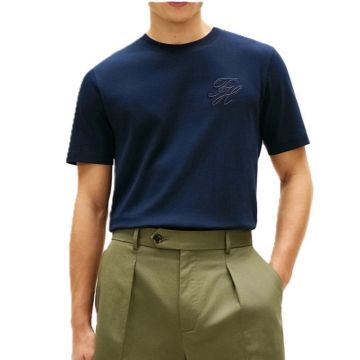 Tricou Tommy Hilfiger SCRIPT LIGHT INTERLOCK TEE