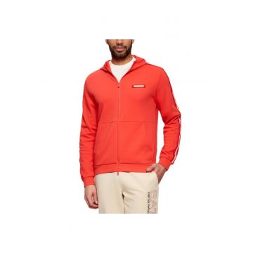 Bluza cu fermoar  TRAIN LOGO SERIES MAN HOODIE FZ CO PL TAPE-7M001480-AF12660-U5003