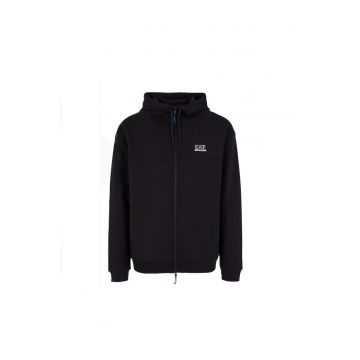 Bluza  pentru Barbati - m hoodie fz - 6DPM24-PJUWZ-1771 - Negru - Negru