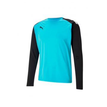 Bluza portar fotbal barbati -  Poliester - Albastru/negru - Negru/Albastru