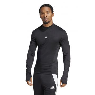 Bluza slim fit cu logo - Negru/Alb optic