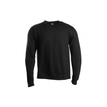 Bluza sport barbati -  Bumbac/Poliester - Negru -