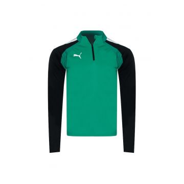Bluza sport barbati -  TEAMLIGA 1sport1/4 ZIP TOP - verde - 3XL