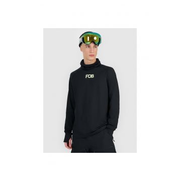 Bluza sport barbati -  termica neagra - poliester - Negru