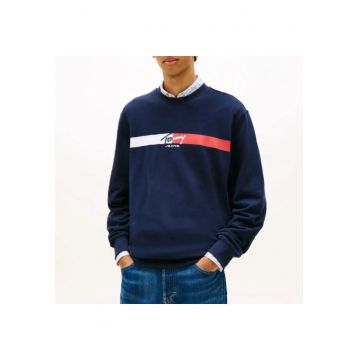 Bluza  TJM REG SIGN STRIPE CNCK EXT-DM0DM23019-C1G