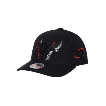 Sapca barbati -  Chicago Bulls - neagra - rosie - alba - 82% acril - 15% lana - 3% spandex
