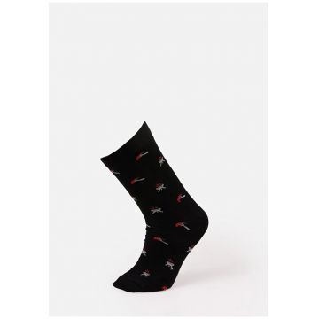 Sosete barbati  negru - modern fit - bumbac