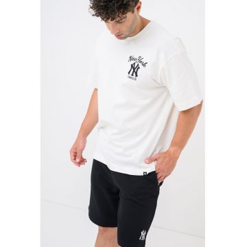 ’47 - Tricou cu imprimeu grafic pe partea din spate NY Yankees - Negru/Alb optic