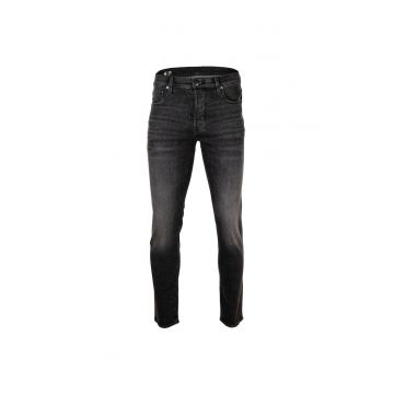 Blugi superelastici cu croiala slim-fit - Gri inchis