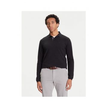 Bluza polo barbati  negru - bumbac