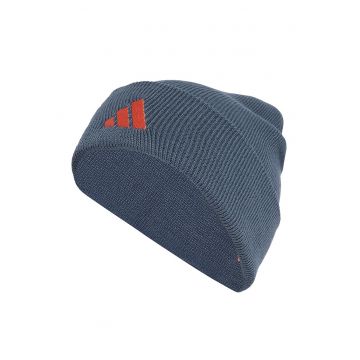 Caciula elastica cu broderie logo - Albastru prafuit