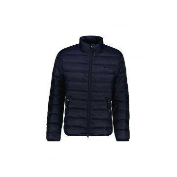 Jacheta cu fermoar si buzunare - Albastru