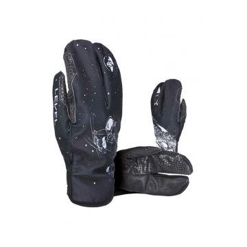 Manusi snowboard Level Pro Rider Lobster - neopren - negru -