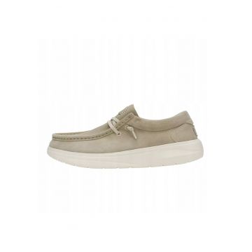 Mocasini Barbati Piele Intoarsa - Wally Comf Suede - Negru