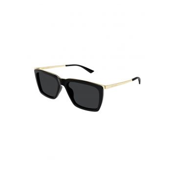 Ochelari de soare cu lentile uni - Auriu/Negru